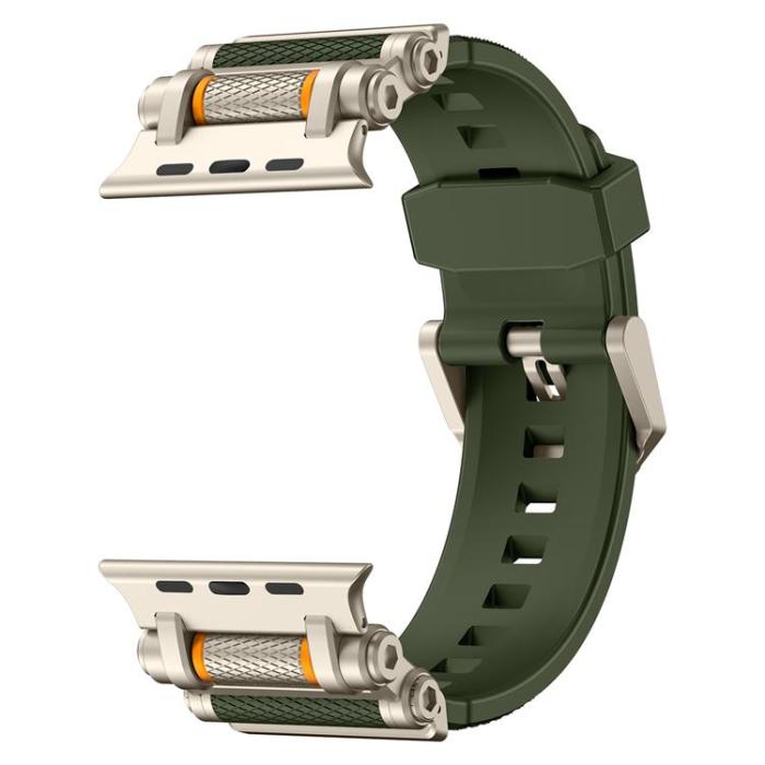Boom of Sweden - Apple Watch Ultra 2 (49mm) Armband Rotation Axis Silikon - Grön