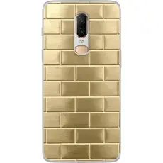 Gustaf - Mobilskal till OnePlus 6 med Gyllene Murstenar