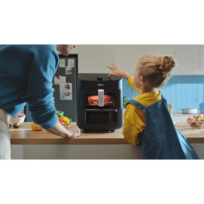 Midea - Midea Airfryer 2in1 Kombination med Ugn 6.4 + 4.4 Liter