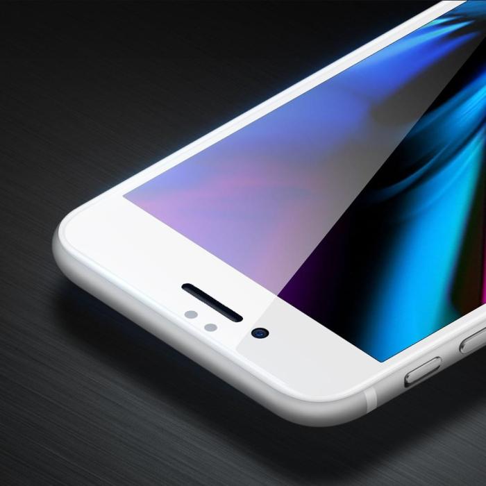 A-One Brand - [2-PACK] Härdat Glas Skärmskydd iPhone 7/8/SE 2020 - Vit