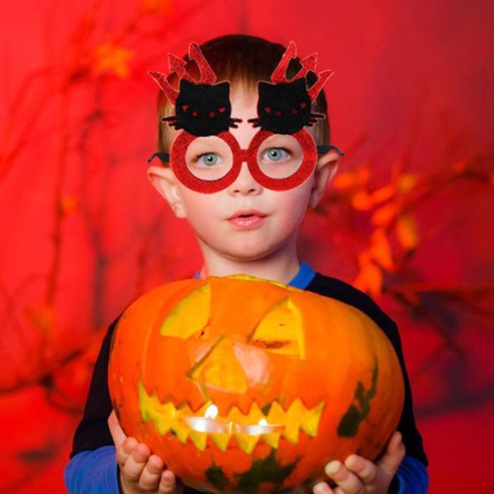 OEM - [5-Pack] Halloweenglasögon Spindel Pumpa Spöke Fladdermus - Lila Spindel