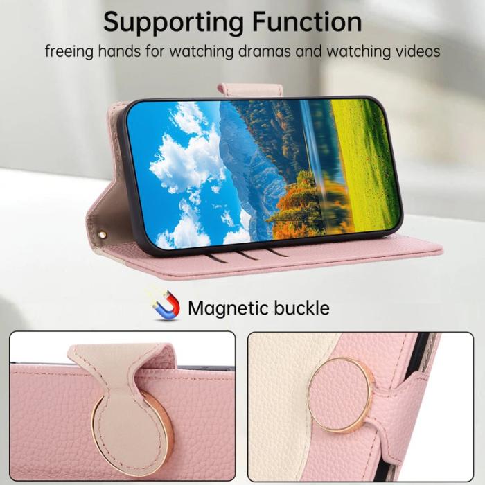 OEM - Plånboksfodral för Samsung Galaxy S26 Konstläder - Rosa