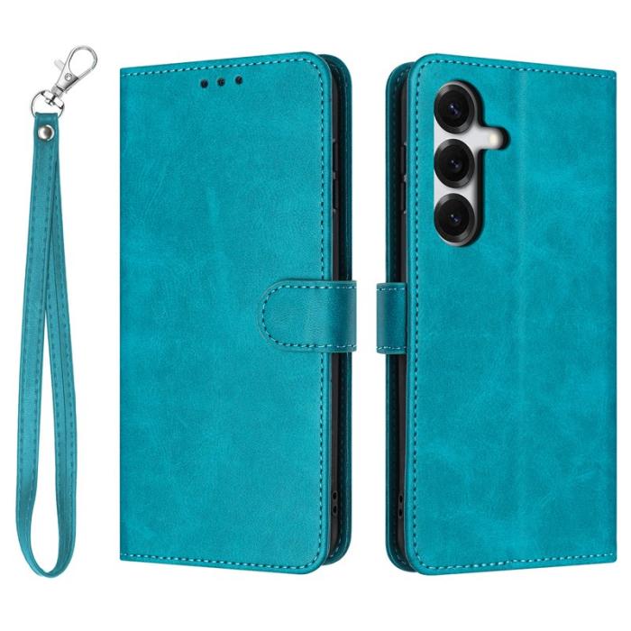 OEM - Plånboksfodral för Samsung Galaxy S26 Flip Ställ Konstläder - Grön