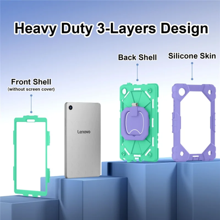 A-One Brand - Lenovo Tab K9 Mobilskal Silikon Kickstand