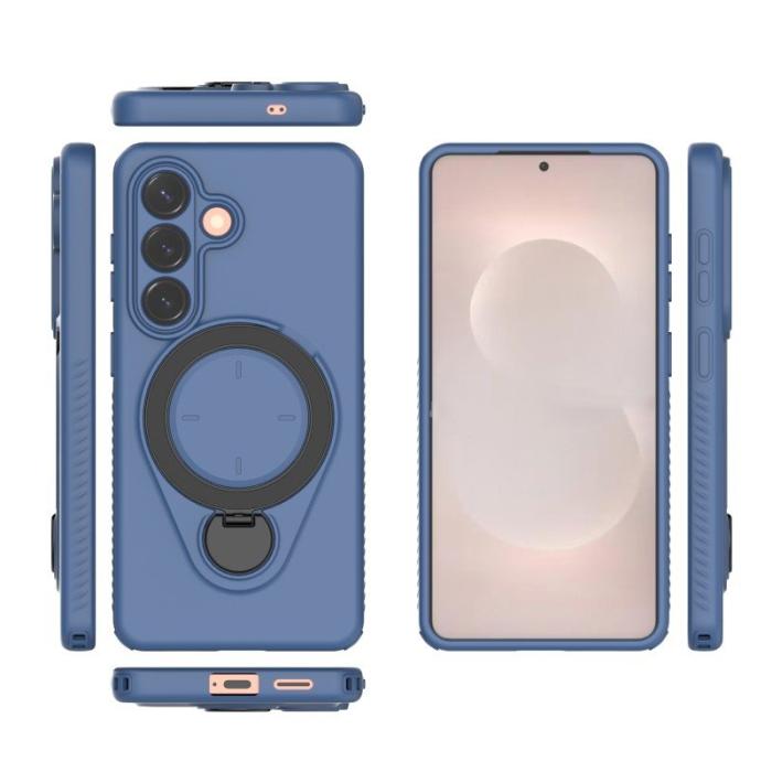 WANLONFENG - WANLONFENG Mobilskal för Samsung Galaxy S26 Plus Kickstand PC + TPU - Safir