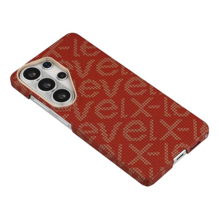 X-Level - X-Level Mobilskal för Samsung Galaxy S26 Ultra Magnetiskt PC + Metall - Röd