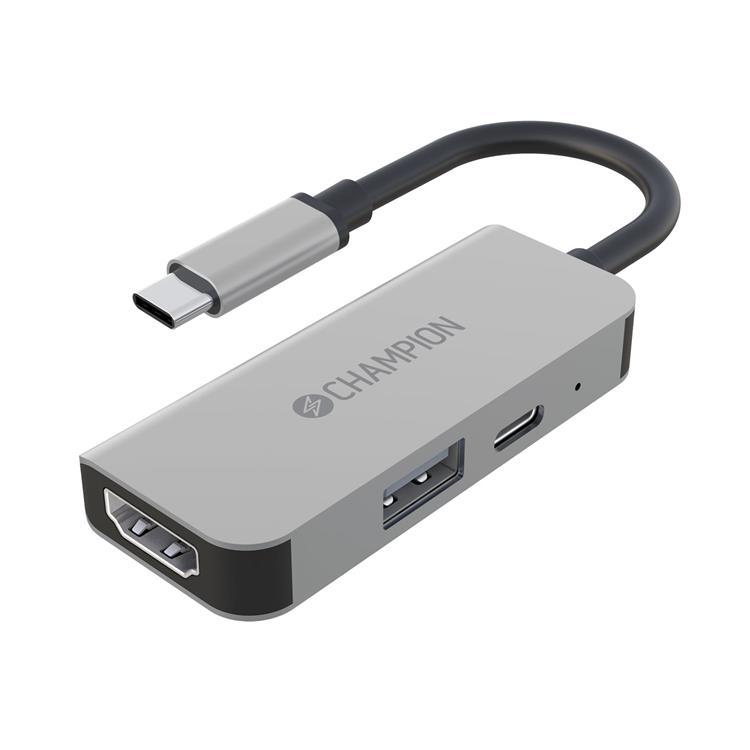 CHAMPION 3 in 1 USB Hub | 505295 | AlltMobil