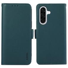 ABEEL - ABEEL Mobilskal till Samsung Galaxy A36 5G Konstl&auml;der RFID-Skydding Gr&ouml;n