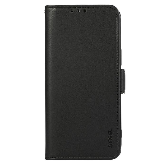 ABEEL - ABEEL Mobilskal till Samsung Galaxy A36 5G KonstLäder RFID-Skydd - Svart