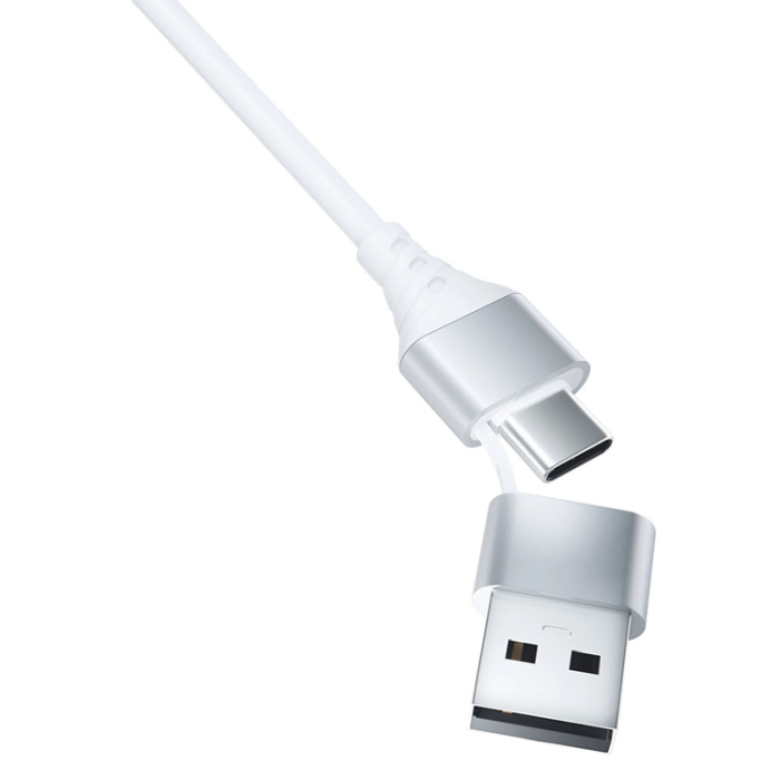 3MK - 3mk 3in1 USB-A till USB-C Lightning microUSB kabel 1.5m