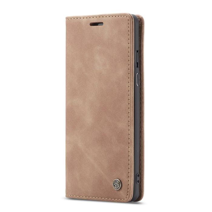 Caseme - CASEME Series Plånboksfodral Konstläder för OnePlus 8 Pro - Brun
