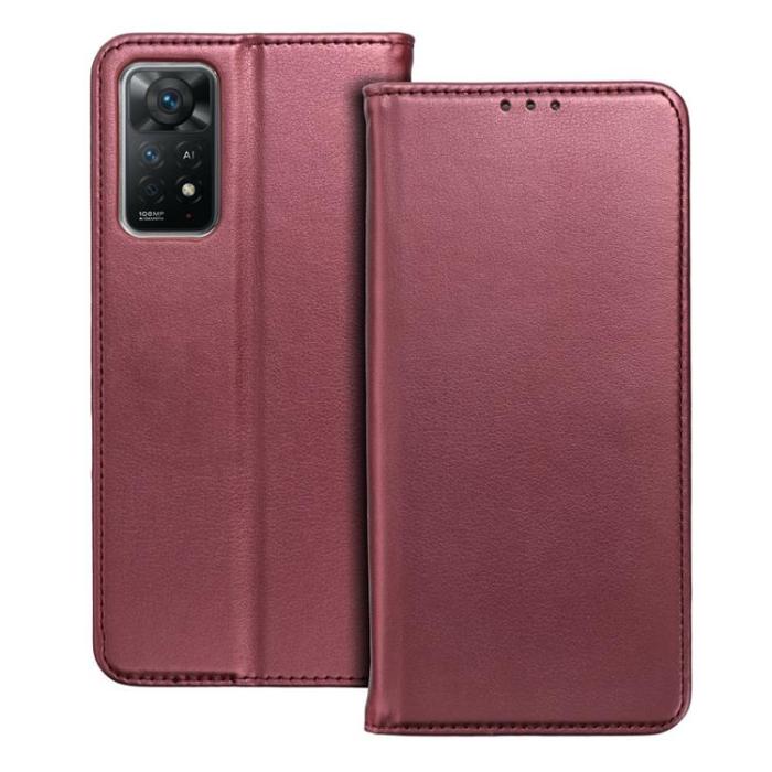 OEM - Motorola Moto G84 Plånboksfodral Smart Magneto - Burgundy