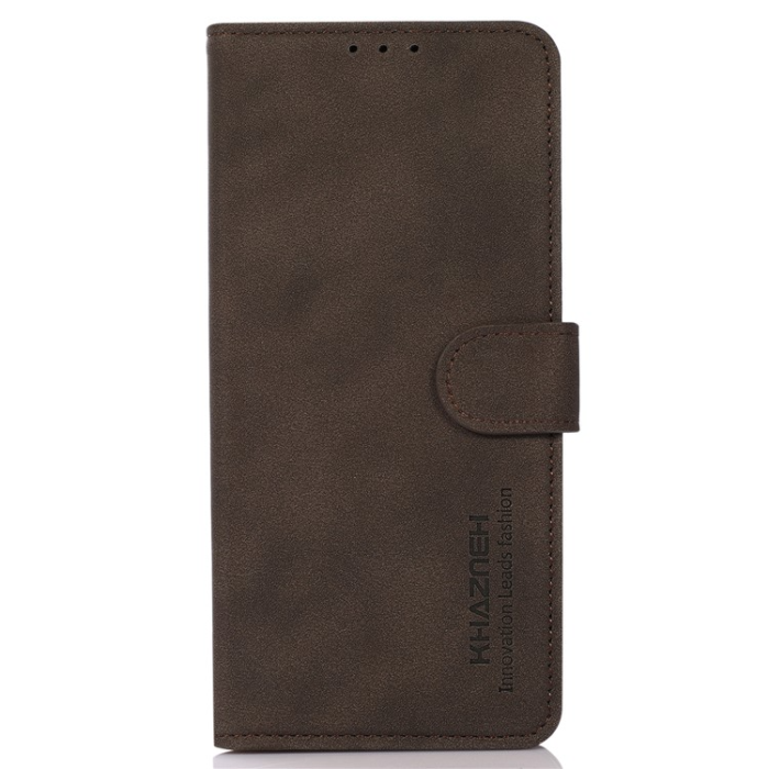 KHAZNEH - KHAZNEH Sony Xperia 10 V Plånboksfodral Textured Flip - Brun