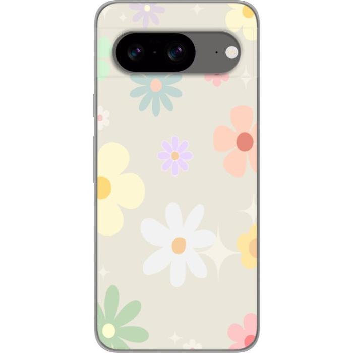 iSecrets - Mobilskal till Google Pixel 8 med fejdande blommor