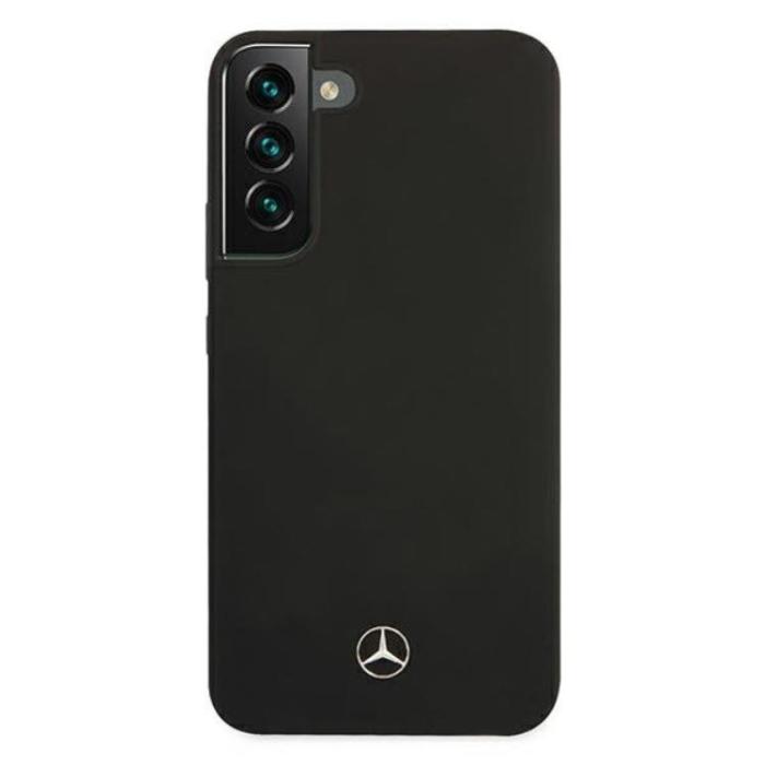 Mercedes - Mercedes Silicone Skal Galaxy S22 Plus - Svart