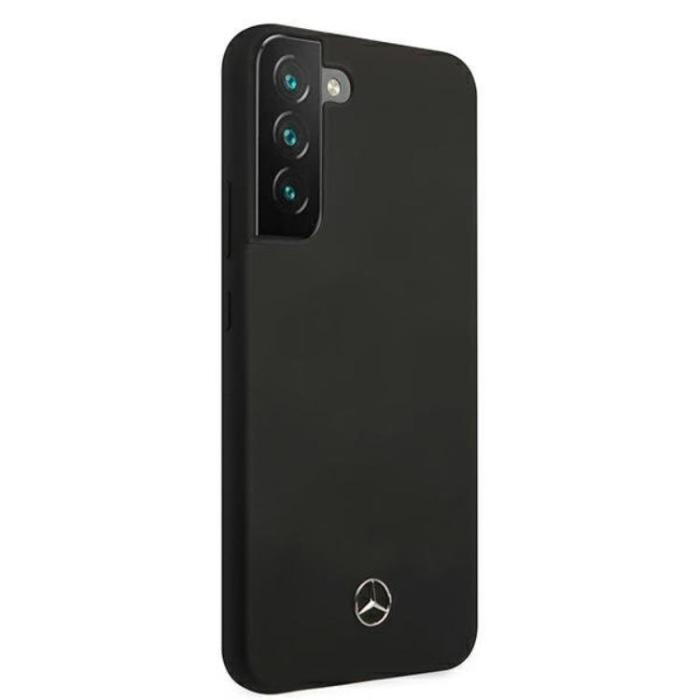 Mercedes - Mercedes Silicone Skal Galaxy S22 Plus - Svart