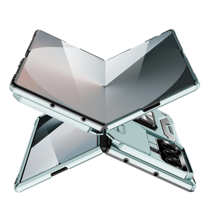 A-One Brand - Galaxy Z Fold7 5G Mobilskal Kickstand Slide - Grön