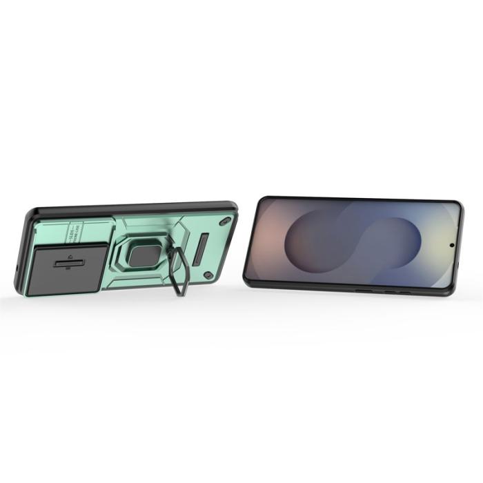 OEM - Mobilskal till Samsung Galaxy S26 Ultra Plast Kickstand Skydd - Grön