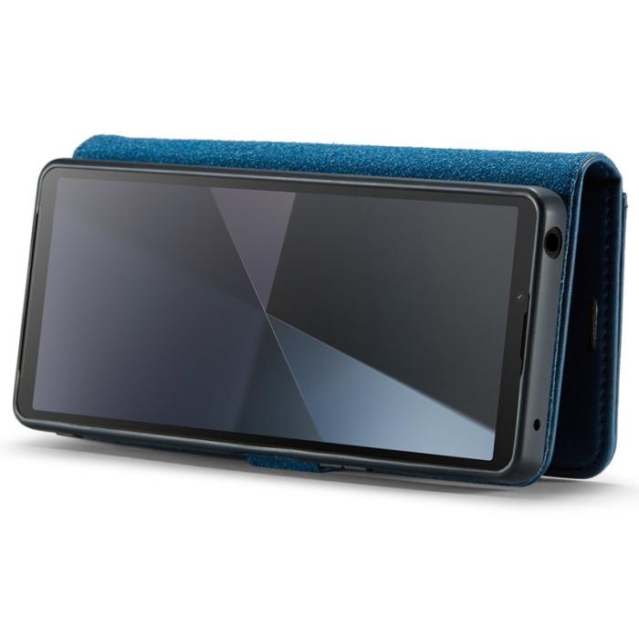 DG.MING - DG.MING Sony Xperia 10 VI Plånboksfodral 2 i 1 Removable Äkta läder - Blå