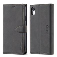 FORWENW - FORWENW F1 Series Pl&aring;nboksfodral f&ouml;r iPhone XR 6.1 tum Konstl&auml;der - Svart