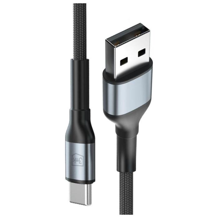 3MK - 3MK USB-A till USB-C 18W kabel 9V/2A 1m QC3.0 N-SERIES Hyper - Svart