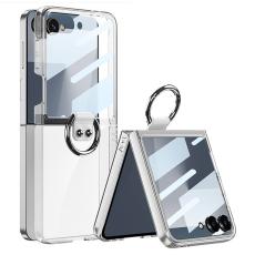 GKK - GKK Samsung Galaxy Z Flip7 Fodral - PC + Tempered Glass - Transparent