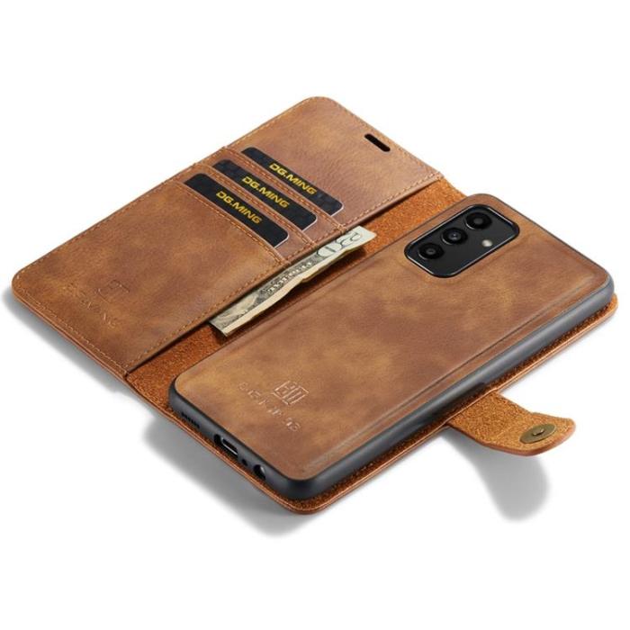 DG.MING - DG.MING Folio Flip Detachable Plånboksfodral Galaxy A13 4G - Brun