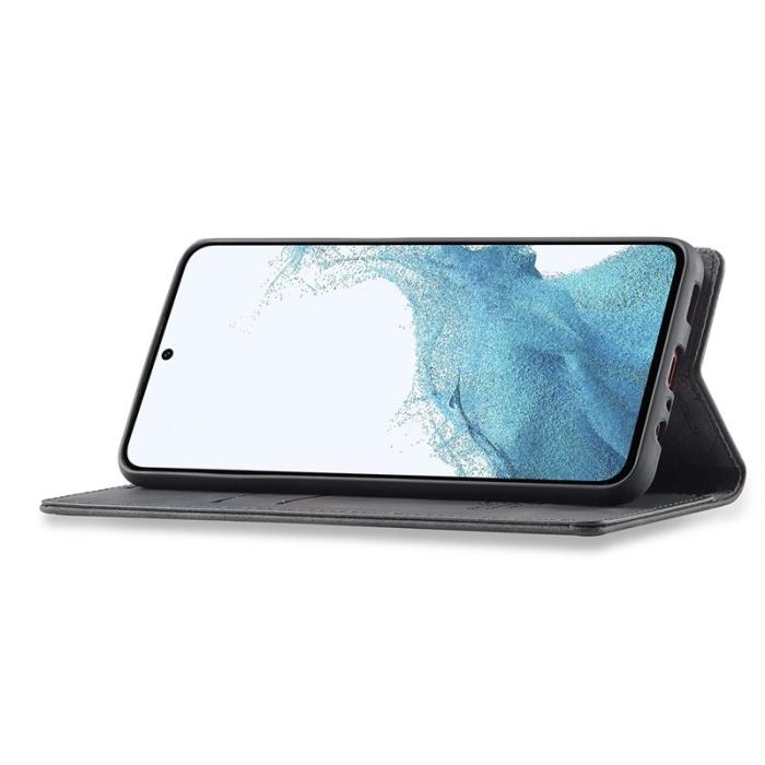 LC.imeeke - LC.IMEEKE Samsung Galaxy A17 Plånboksfodral Konstläder - Svart