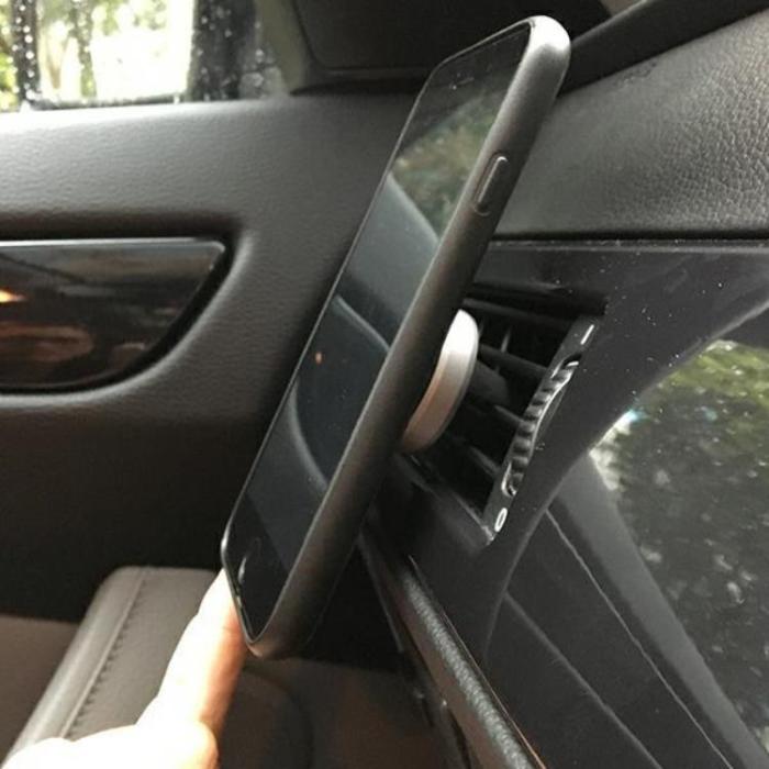 UTGATT1 - Uniq magnetyczny Bilhållare Luftventil - Grå