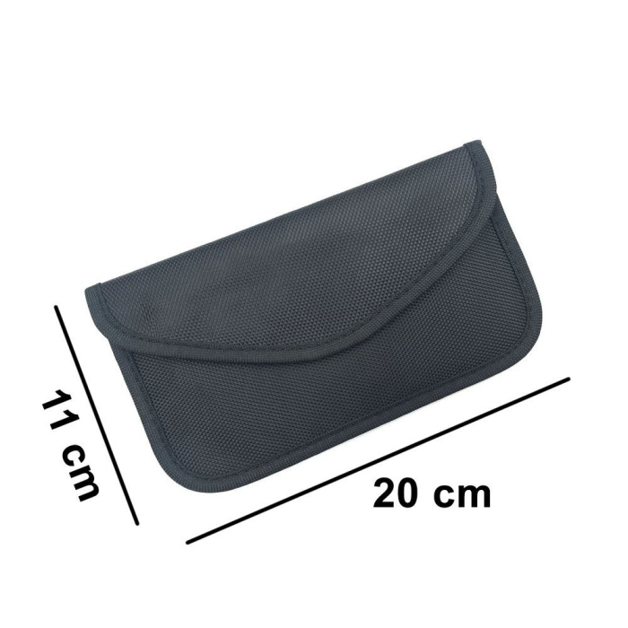 OEM - Fodral för Bilnycklar Faraday-väska 20cm x 11cm - Svart