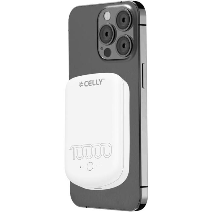 Celly - Celly PowerBank 10W MagSafe Trådlös laddning 10000mAh