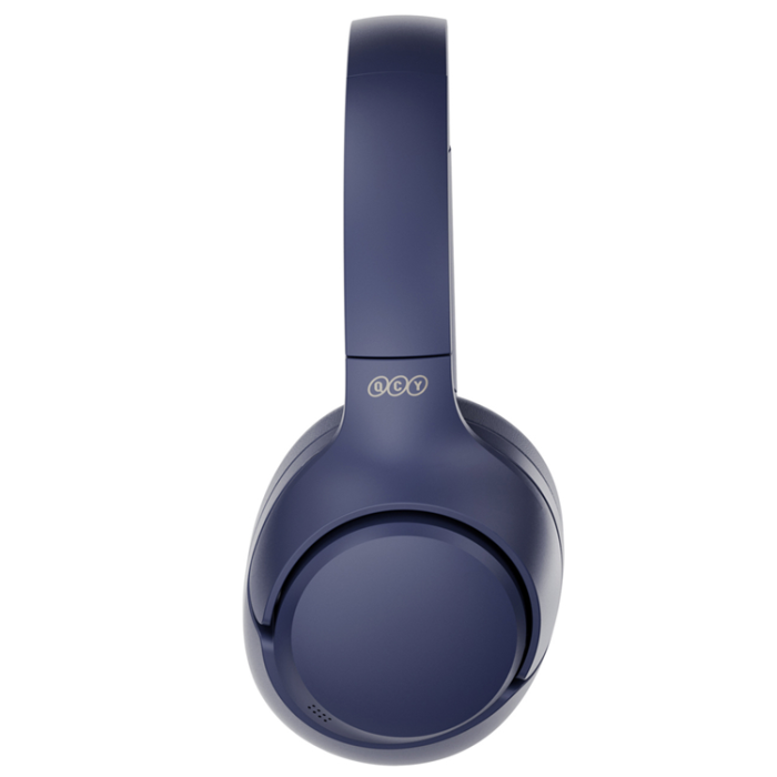 QCY - QCY Trådlös Hörlurar On-Ear H3 med Hi-Res Audio - Blå