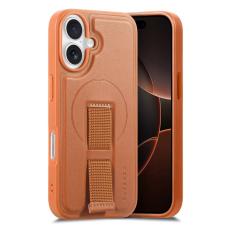 CASENEO - CASENEO iPhone 17 Fodral Magnetiskt KonstL&auml;der - Brun