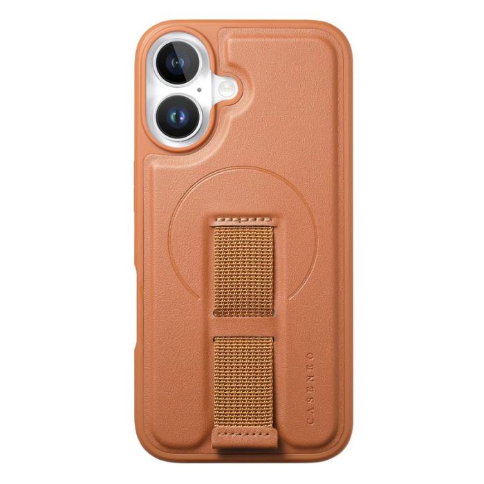 CASENEO - CASENEO iPhone 17 Fodral Magnetiskt KonstLäder - Brun