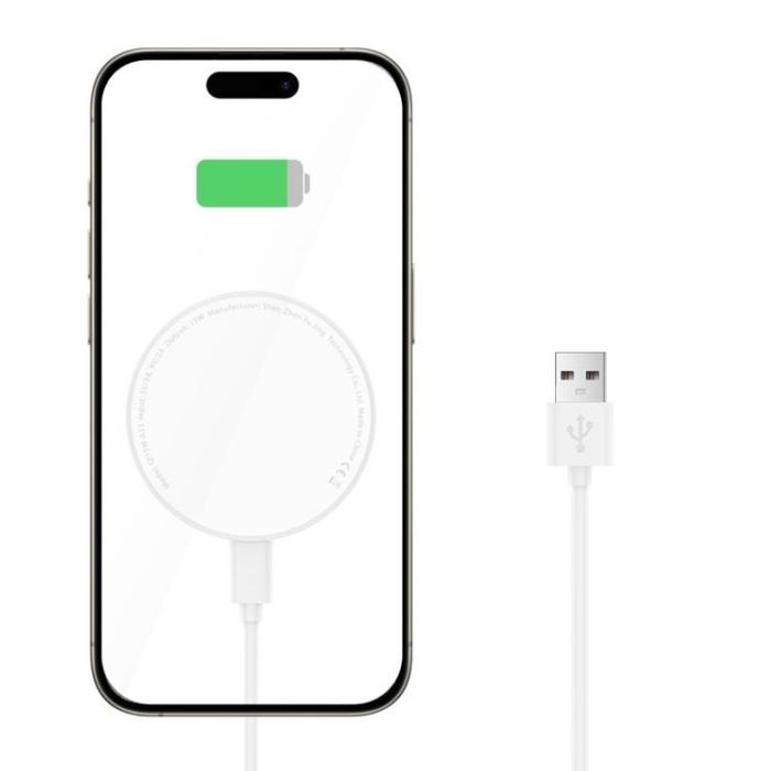 Tech-Protect - Tech-Protect Trådlös Laddare Magsafe QI15W-A33 - Vit