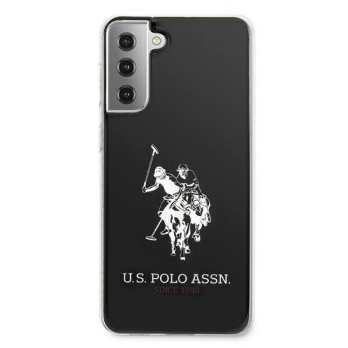 US Polo - US Polo Shiny Big Logo Skal Galaxy S21 - Svart