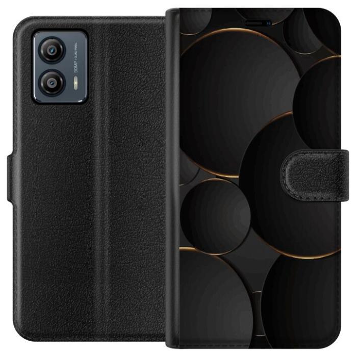 iSecrets - Plånboksfodral till Motorola Moto G53 med Lyxig Cirklar