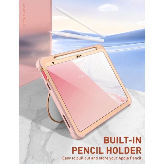 SupCase - SupCase Cosmo iPad 10.9 (2022) Skal - Marble Rosa