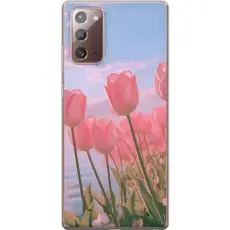 Gustaf - Mobilskal till Samsung Galaxy Note20 med Rosa Tulpaner