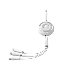 Joyroom - Joyroom 3in1 USB-A till USB-C, Lightning, microUSB kabel 1m