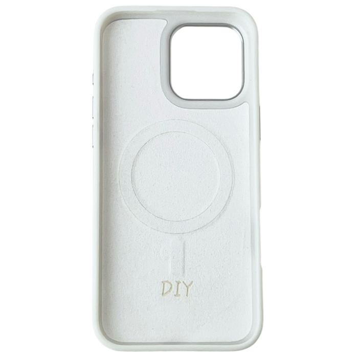 A-One Brand - iPhone 14 Pro Max Mobilskal MagSafe Lens Kickstand E-Ink Customized NFC - Vit