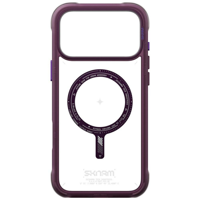 Skinarma - Skinarma Mobilskal För iPhone 18 Pro/17 Pro Magsafe Avion - Burgundy