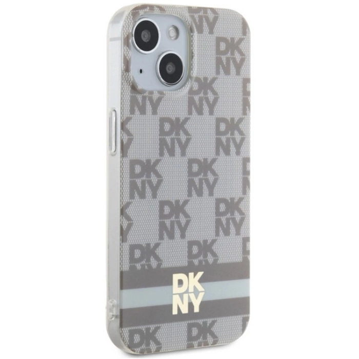 DKNY - DKNY iPhone 15/14/13 Mobilskal Magsafe IML Checkered Mono Pattern