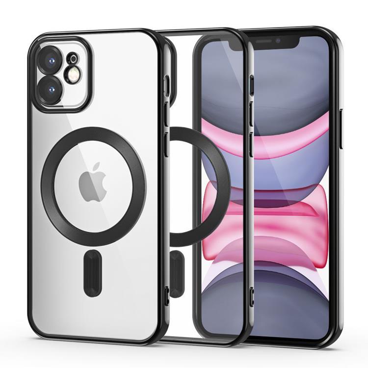 Tech-Protect iPhone 12 Mobilskal Magsafe Shine - Svart | 2353 | AlltMobil
