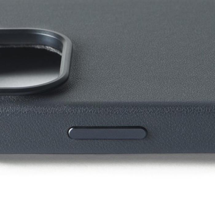 Mujjo - Mujjo iPhone 16 Pro Mobilskal MagSafe Maize - Stålblå