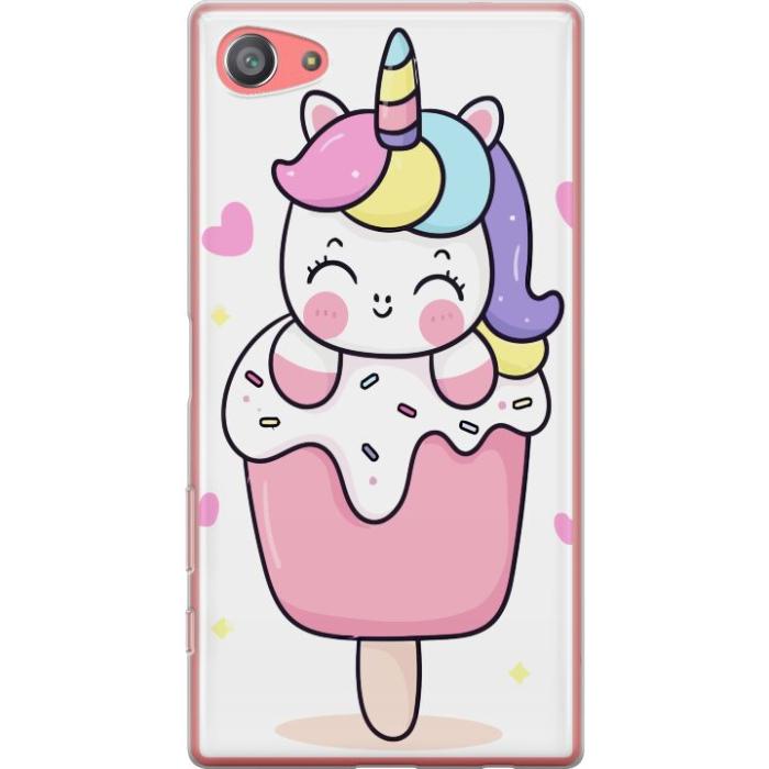 iSecrets - Mobilskal till Sony Xperia Z5 Compact med Glad enhörning