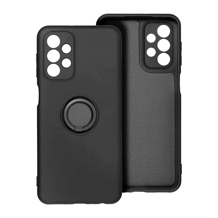 Galaxy A26 5G Mobilskal Silikon Ring - Svart | 2353 | AlltMobil