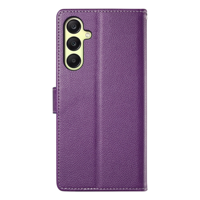 A-One Brand - Galaxy A17/A26 Plånboksfodral Litchi Läder Magnetic - Lila