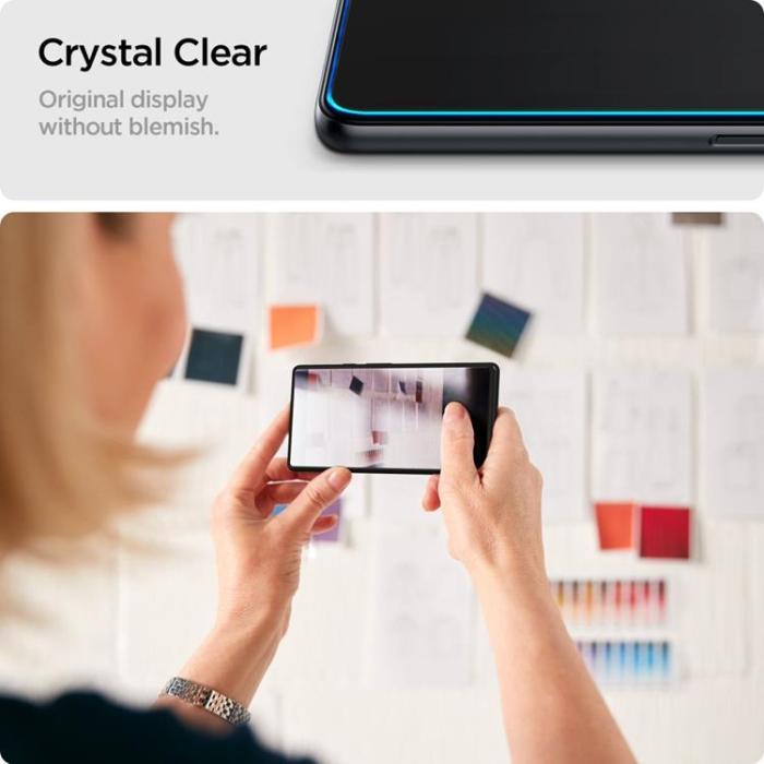 Spigen - Spigen Galaxy A25 5G/A15 4G/5G Härdat Glas Skärmskydd - Clear
