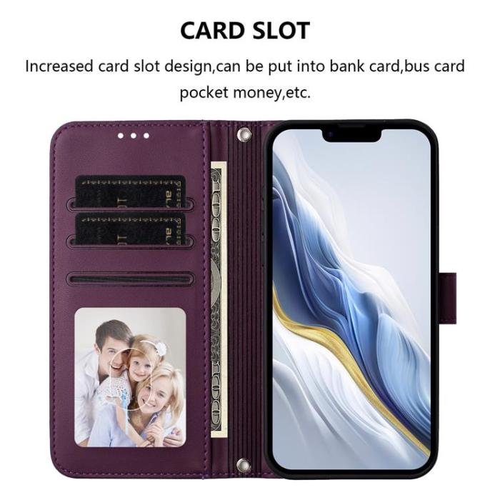 A-One Brand - Sony Xperia 10 VII Plånboksfodral Med Handledsrem - Lila